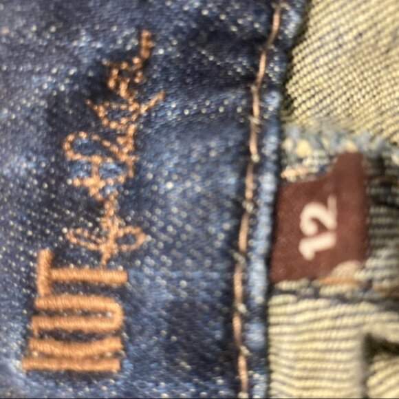 KUT FROM THE KLOTH Sz 12 So Low Straight Leg Jeans - Picture 13 of 14